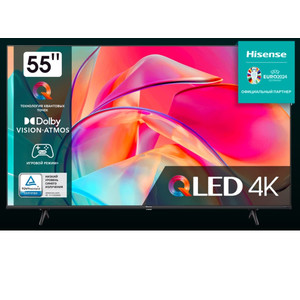 Телевизор HISENSE 55E7KQ ANDROID TV QLED 4K, изображение 1